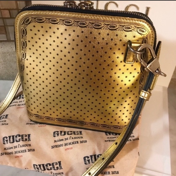 SOLD SALES🔥40%OFF Authentc Gucci Sega Script Bag - Picture 7 of 8